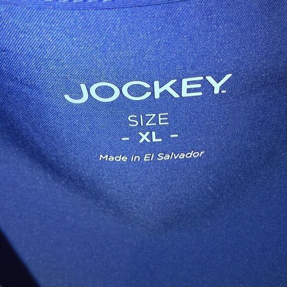 Jockey XL Classic Fit Collection 4 Pocket Solid Royal Blue Scrub Top - Picture 11 of 14